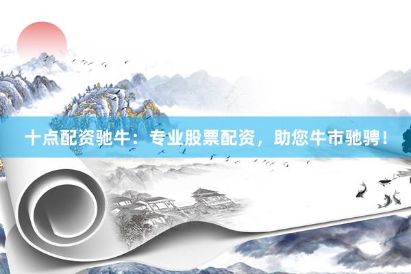 十点配资驰牛：专业股票配资，助您牛市驰骋！